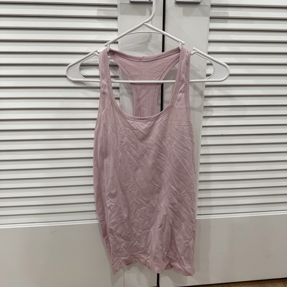 lululemon swiftly tank - size 6 pink